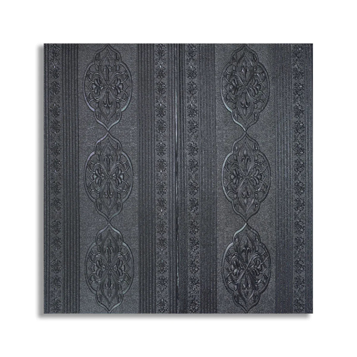 Set 5 x Tapet 3D Autoadeziv, design modern, rezistent la umezeala, usor de curatat, 70x70cm, Naimeed D4734, Negru