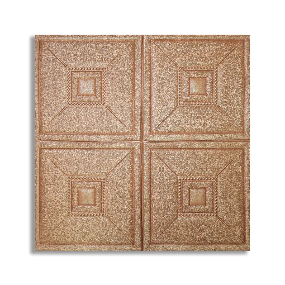 Tapet 3D Autoadeziv, design modern, rezistent la umezeala, usor de curatat, 70x70cm, Naimeed D4739, Maro