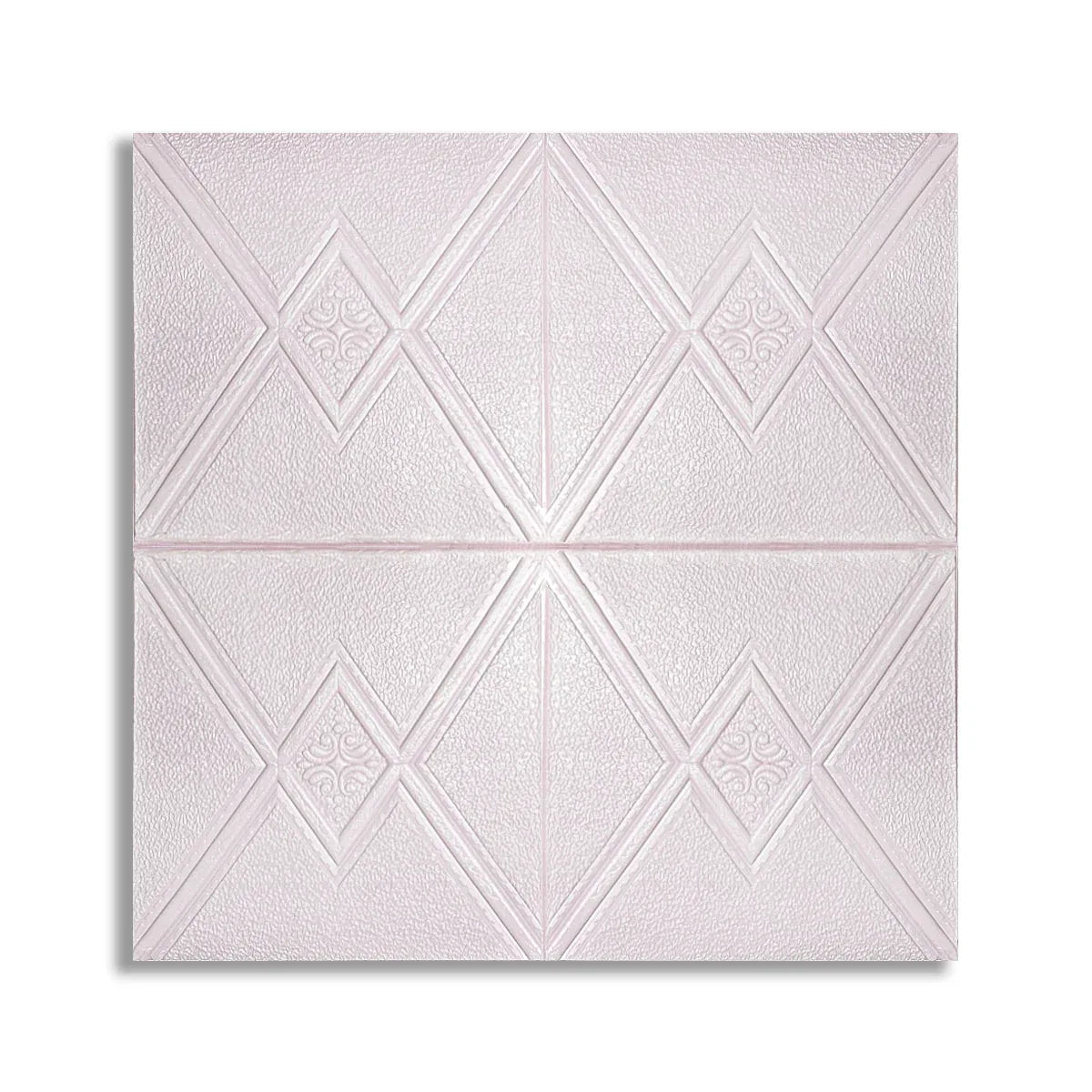 Set 10 x Tapet 3D Autoadeziv, design modern, rezistent la umezeala, usor de curatat, 70x70cm, Naimeed D4743, Roz