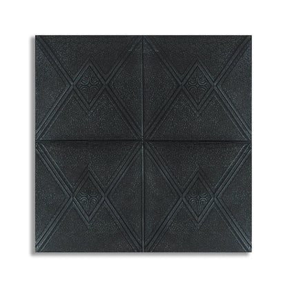 Tapet 3D Autoadeziv, design modern, rezistent la umezeala, usor de curatat, 70x70cm, Naimeed D4745, Negru