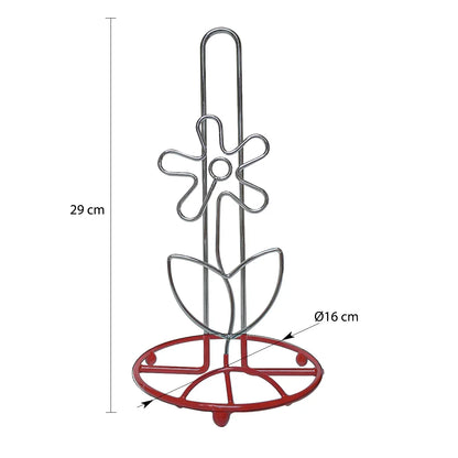 Suport servetele din metal, Naimeed D4778R, Rosu