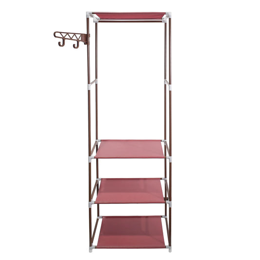 Dulap pentru haine, 3 polite, Naimeed D4832M, Maro