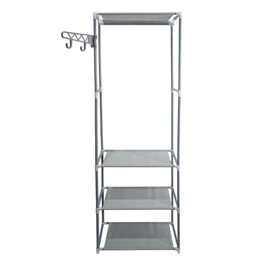 Dulap pentru haine, 3 polite, Naimeed D4832G, Gri