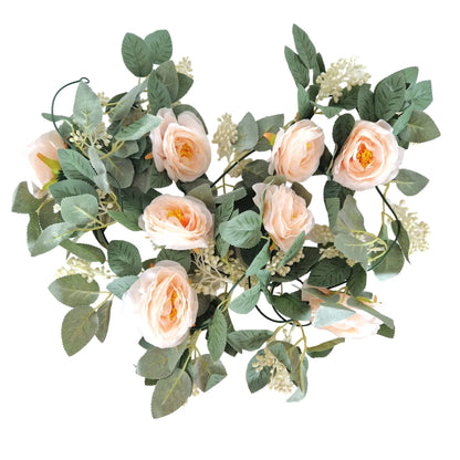 Planta artificiala curgatoare cu flori, Naimeed D4866, Roz Deschis, 2m