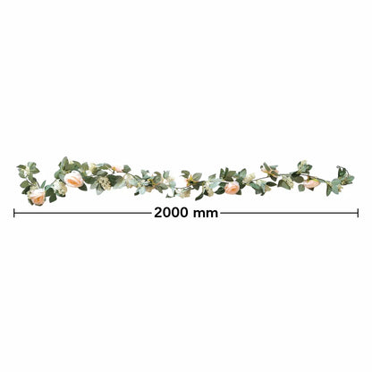 Planta artificiala curgatoare cu flori, Naimeed D4866, Roz Deschis, 2m
