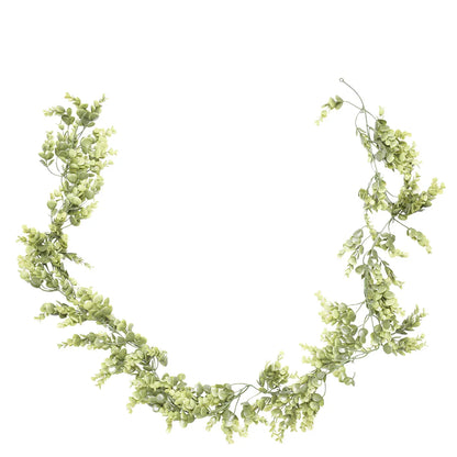 Set 3 ghirlande artificiale, Naimeed D4868, Verde Deschis, 1.7m