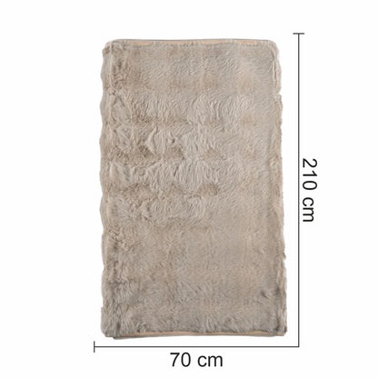 Cuvertura Canapea, Naimeed D4876M, 70x210cm, poliester, pufoasa, Maro