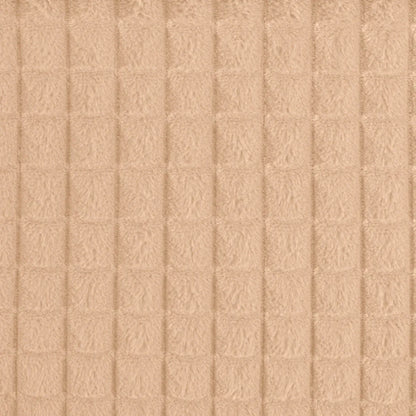 Cuvertura Canapea, Naimeed D4879L, 70x240cm, poliester, pufoasa, matlasata, Crem