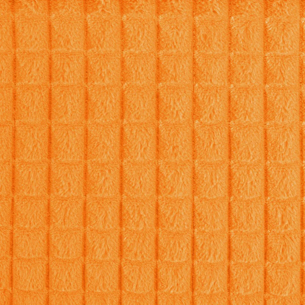 Cuvertura Canapea, Naimeed D4881S, 70x150cm, poliester, pufoasa, matlasata, Portocaliu