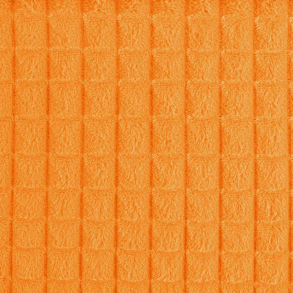 Cuvertura Canapea, Naimeed D4881S, 70x150cm, poliester, pufoasa, matlasata, Portocaliu