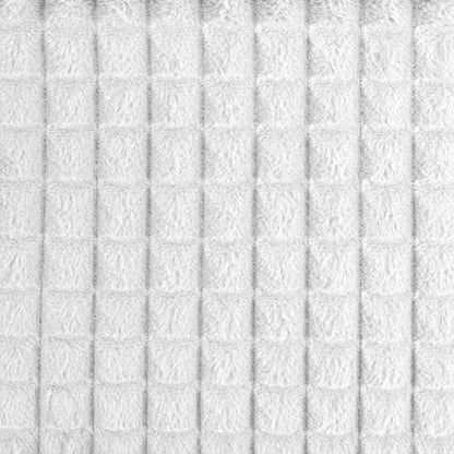 Cuvertura Canapea, Naimeed D4882M, 70x210cm, poliester, pufoasa, matlasata, Alb