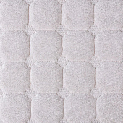 Cuvertura Canapea, Naimeed D4884S, 70x150cm, poliester, pufoasa, matlasata, Alb