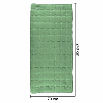 Cuvertura Canapea, Naimeed D4886L, 70x240cm, poliester, pufoasa, matlasata, Verde