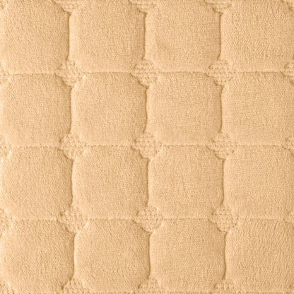 Cuvertura Canapea, Naimeed D4887S, 70x150cm, poliester, pufoasa, matlasata, Maro Deschis