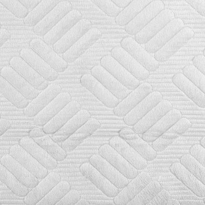 Cuvertura Canapea, Naimeed D4898M, 70x210cm, poliester, pufoasa, matlasata, Alb