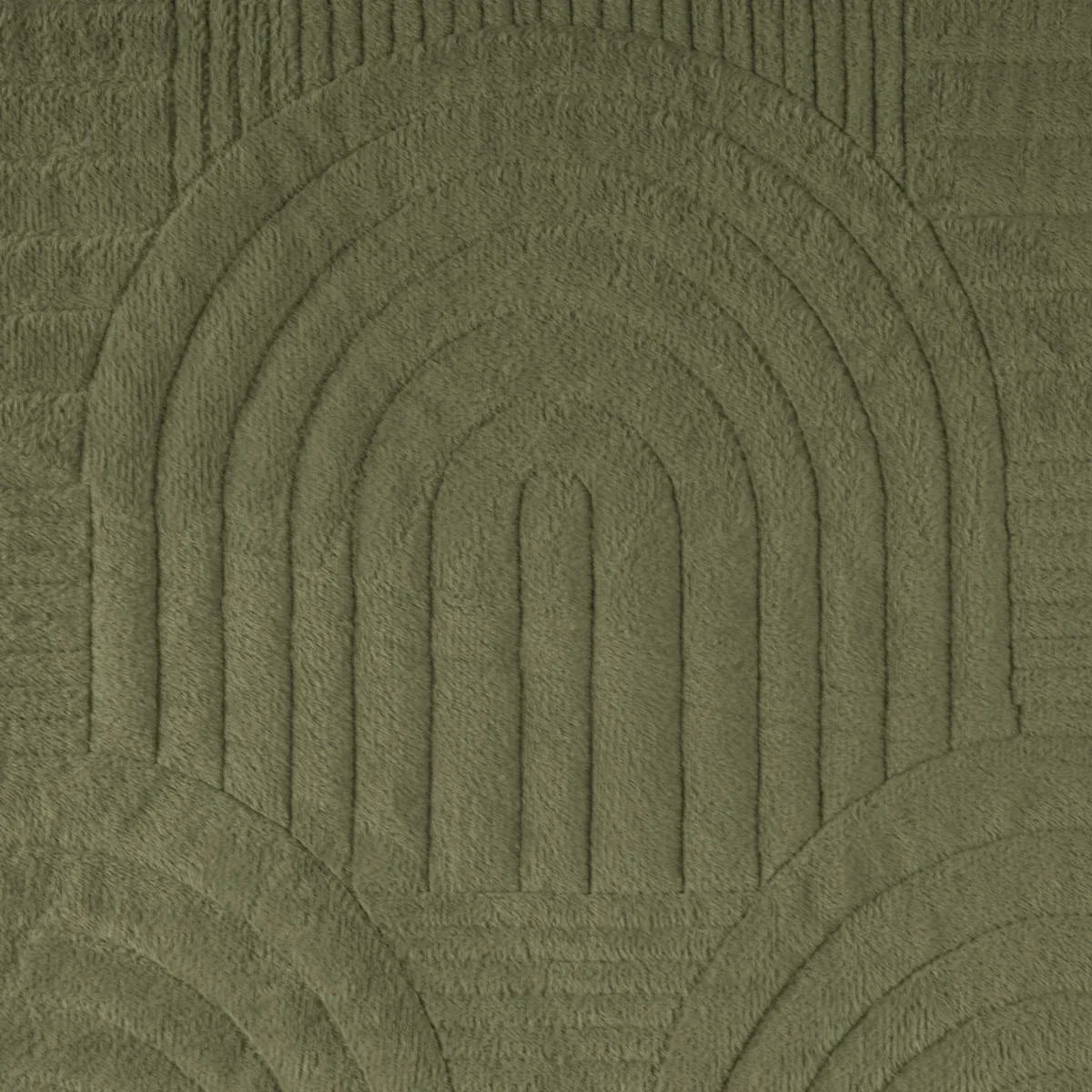 Cuvertura Canapea, Naimeed D4899L, 70x240cm, poliester, pufoasa, matlasata, Verde Inchis