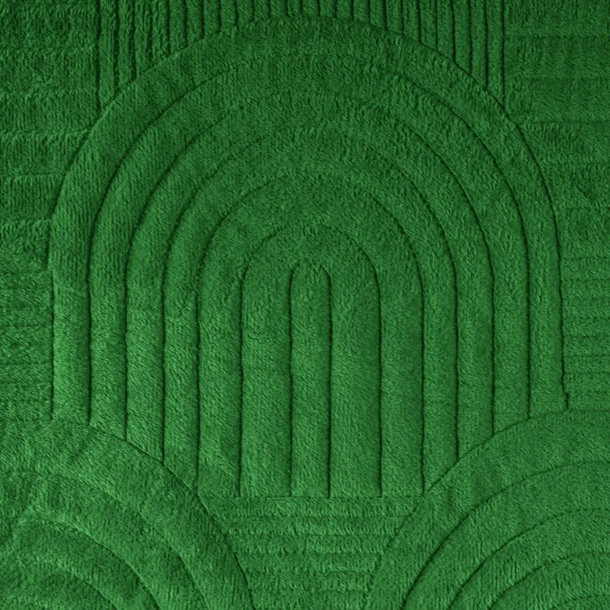 Cuvertura Canapea, Naimeed D4900L, 70x240cm, poliester, pufoasa, matlasata, Verde