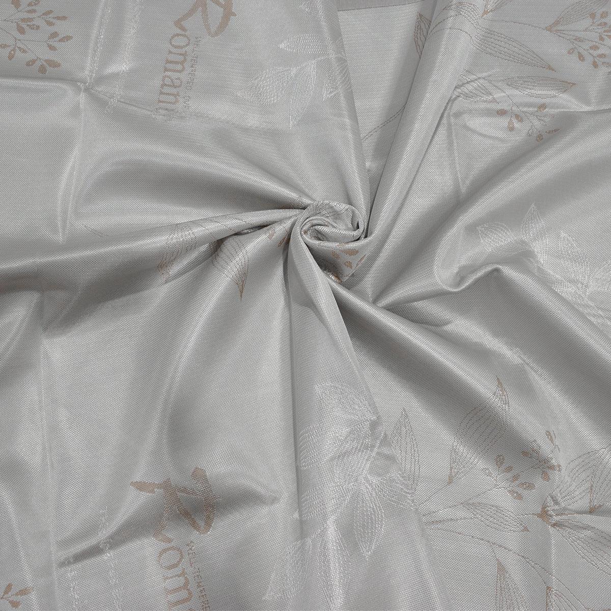 Set lenjerie pat dublu, latime 180cm, Naimeed D4913, Gri