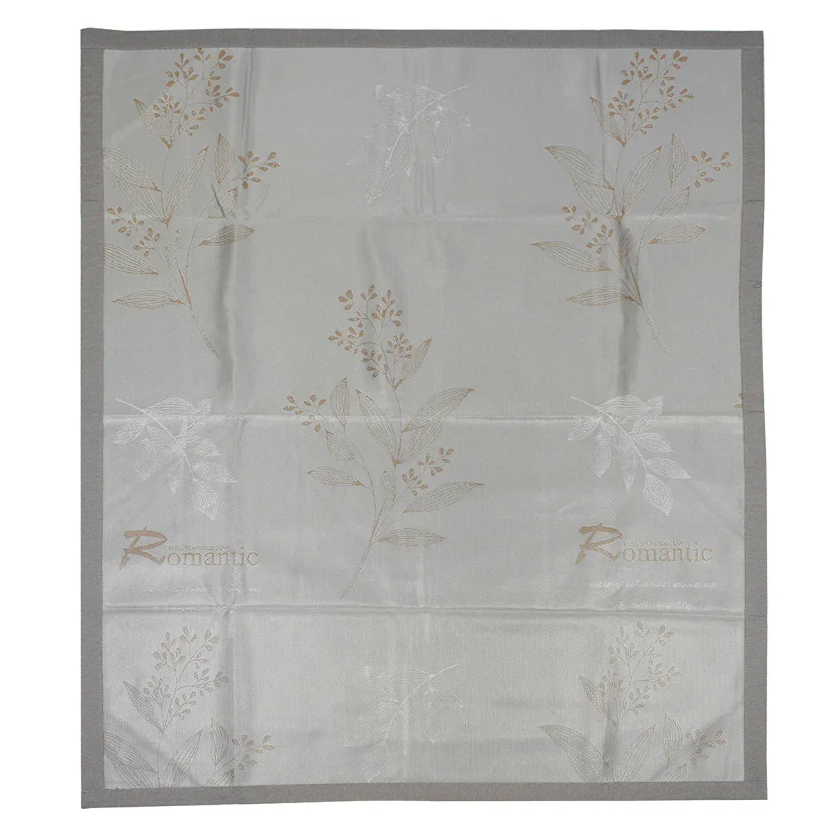 Set lenjerie pat dublu, latime 145cm, Naimeed D4913, Gri