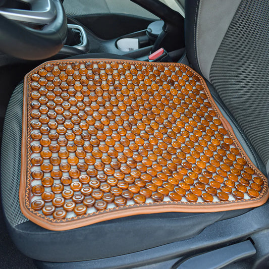 Husa scaun auto, lemn de bambus, Naimeed D4916, Maro