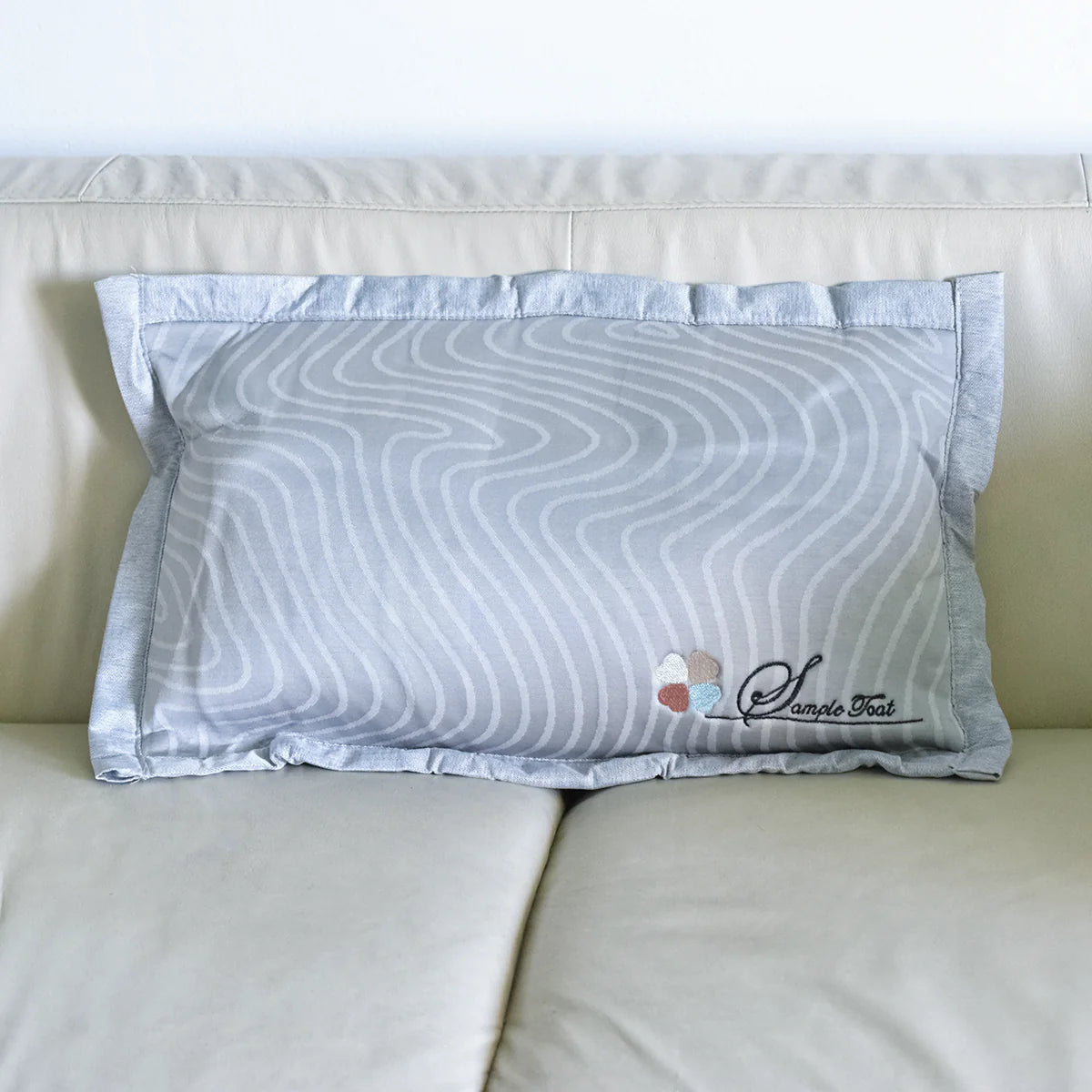 Perna cu frunze de ceai, Naimeed D4928, Model unde, Gri