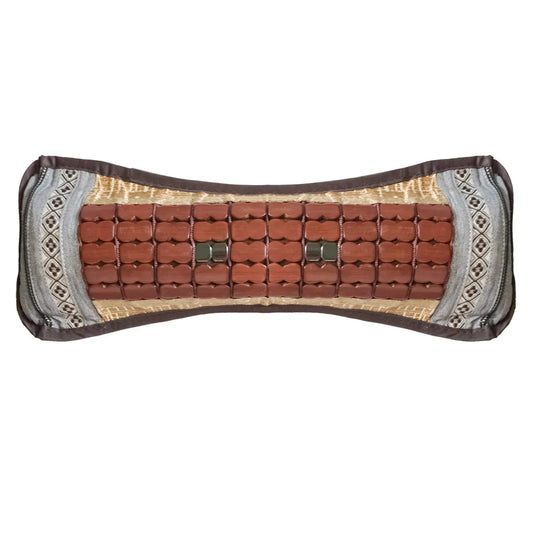 Perna ortopedica, rulou cu frunze de ceai, model din bambus, Naimeed D4931, Gri