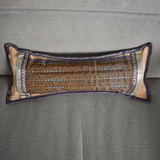 Perna ortopedica, rulou cu frunze de ceai, Naimeed D4932, Maro