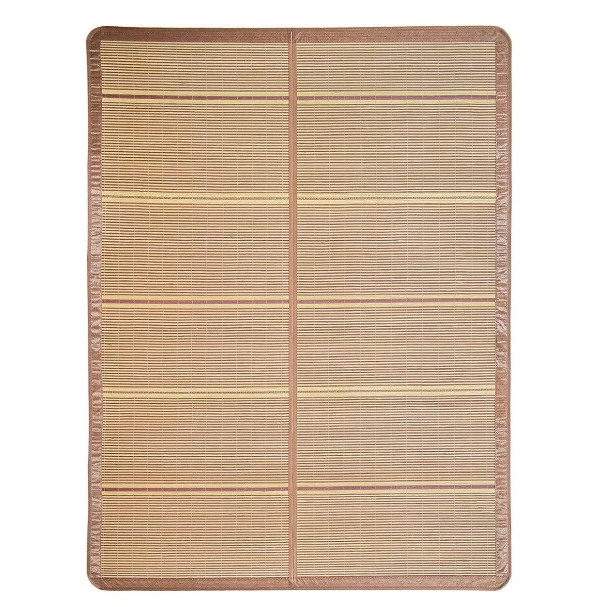 Topper saltea, din bambus, pliabil, Naimeed D4934, Maro