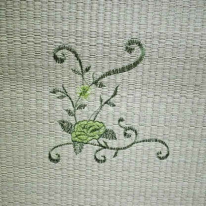 Topper saltea, din bambus, pliabil, Naimeed D4937, Verde