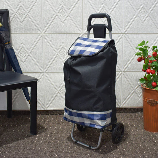 Carucior de piata pliabil, Naimeed D4941, 2 roti, 37 L, Negru