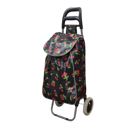 Carucior de piata pliabil, Naimeed D4944, 2 roti, 37 L, Negru