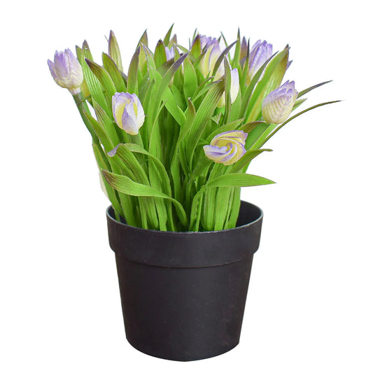 Aranjament floral artificial, in ghiveci, Naimeed D4953, Mov