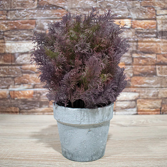 Planta Artificiala cu Ghiveci, D4956, Mov
