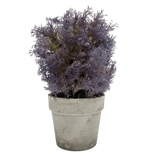 Planta Artificiala cu Ghiveci, D4956, Mov