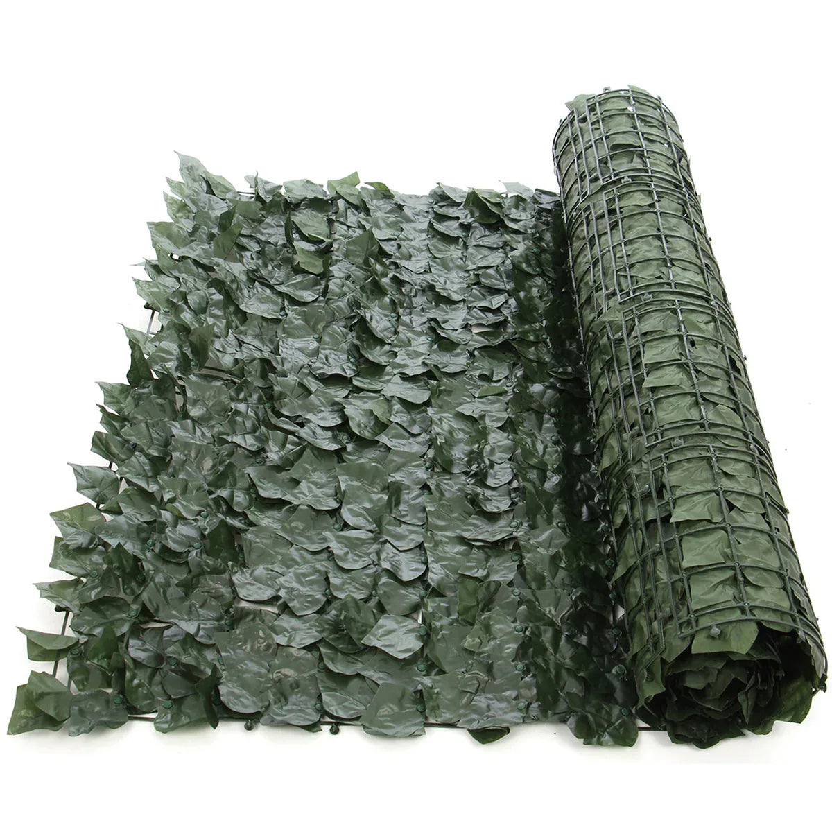 Plasa gard, frunze artificiale, Naimeed D4959, Iedera, paravan pentru balcon, terasa si gard, Verde