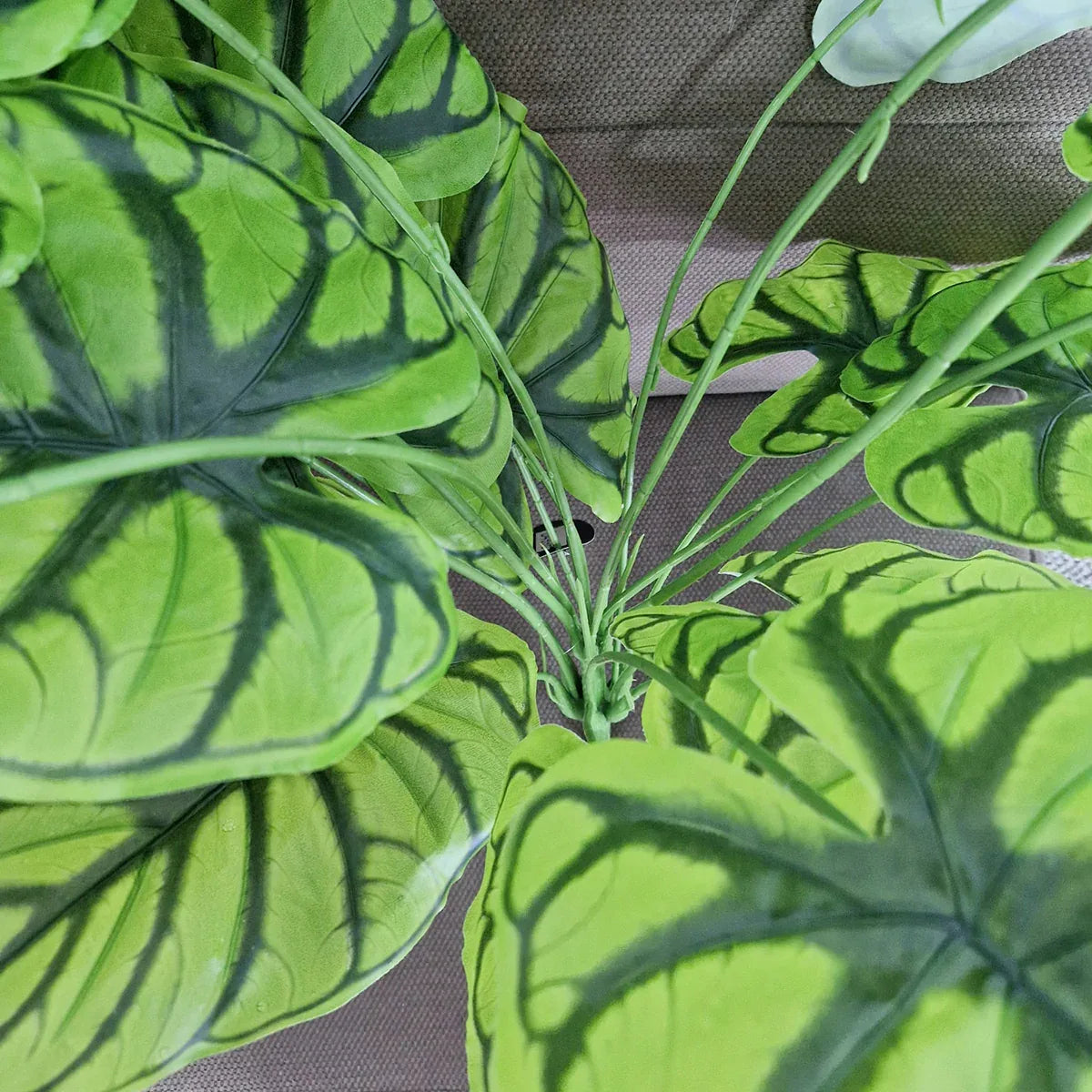 Planta artificiala, Syngonium fara ghiveci, Naimeed D4996, 67x57 cm, Verde