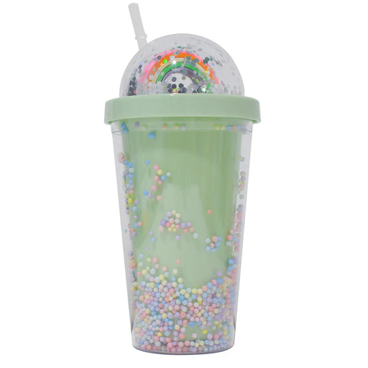Pahar cu capac, Naimeed D5021, Verde