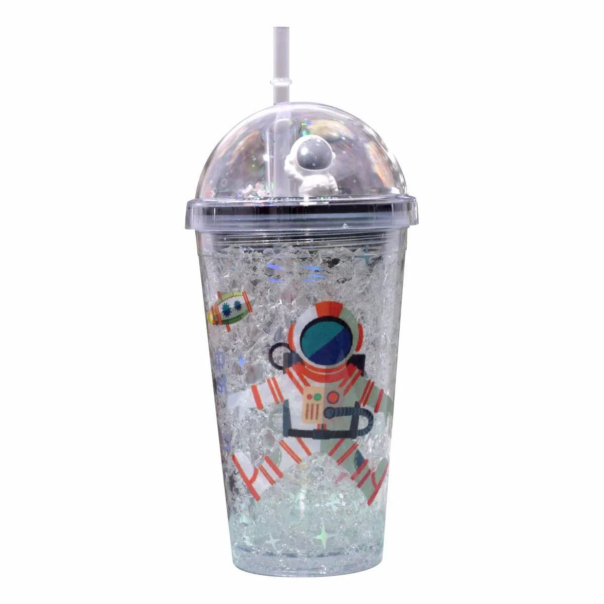 Pahar cu capac, Naimeed D5023 , Astronaut-Portocaliu