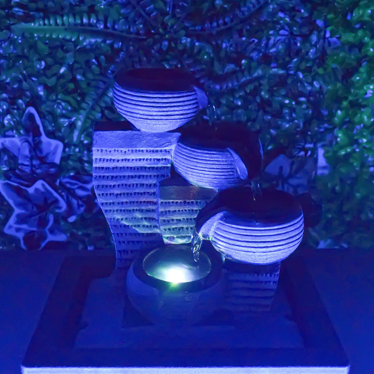 Fantana arteziana, Feng Shui, LED, pompa submersibila, Naimeed D5056, 23x18x29cm