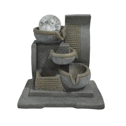Fantana arteziana, Feng Shui, LED, pompa submersibila, Naimeed D5059, 23x18x26cm