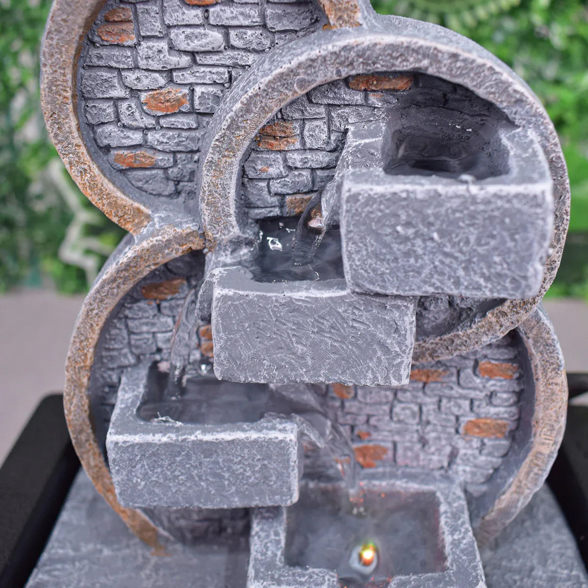 Fantana arteziana, Feng Shui, LED, pompa submersibila, Naimeed D5060, 23x17x28cm