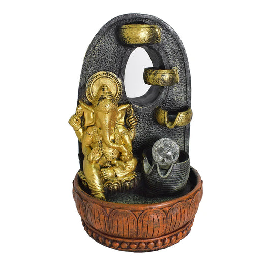 Fantana arteziana, Feng Shui, LED, pompa submersibila, Naimeed D5068, 23x23x39cm