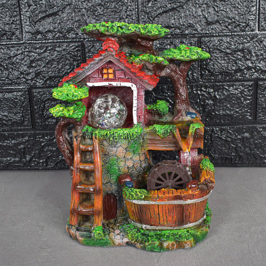 Fantana arteziana, LED, pompa submersibila, Naimeed D5097, 19x13x28cm