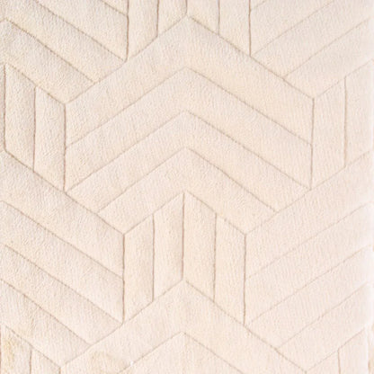 Cuvertura Canapea, Naimeed D5117L, 70x240cm, poliester, pufoasa, matlasata, Crem