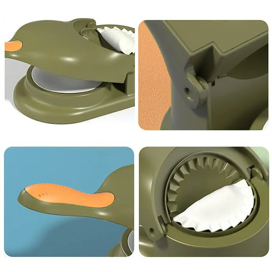 Aparat pentru umplut galuste, coltunasi, ravioli, Naimeed D5118, Verde