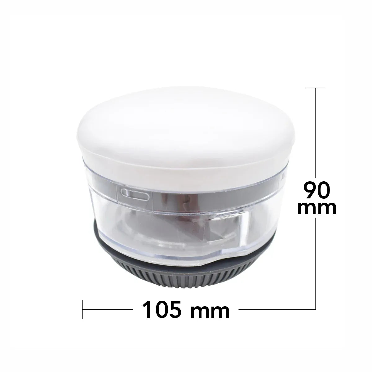 Mini Tocator Manual, pentru Usturoi, Legume, Naimeed D5161, Alb