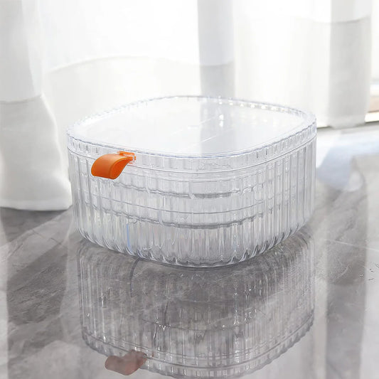 Cutie bijuterii, Naimeed D5176, 3 nivele, Alb