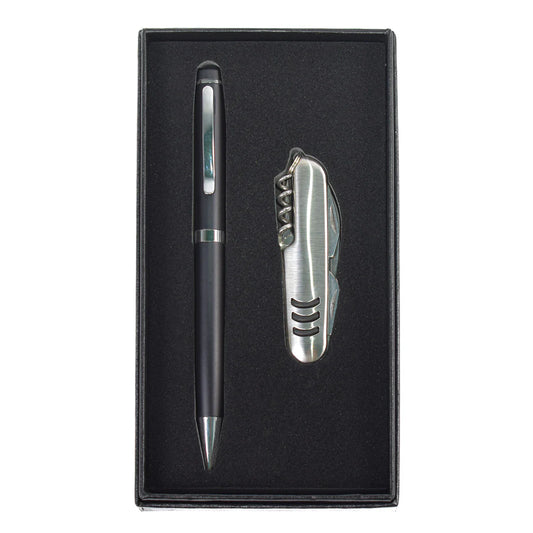 Set 2 piese, Naimeed D5246, pix, multifunctionala, deschizator sticle, tirbuson, Argintiu