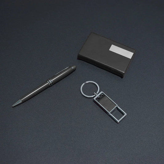 Set 3 piese, Naimeed D5250, pix, portcard, breloc, Negru