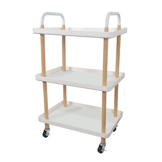 Raft multifunctional, 3 niveluri, Naimeed D5291, Alb, 53x35x87cm